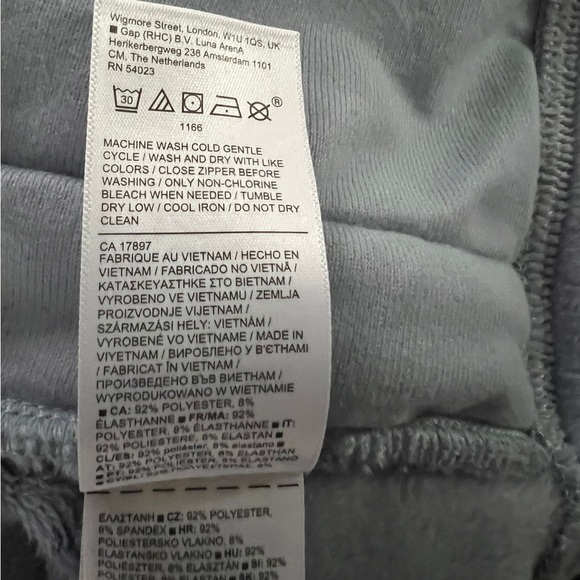 Athleta Recover Cozy Karma Full Zip Up in Ice Blue XL NEW - Picture 8 of 8